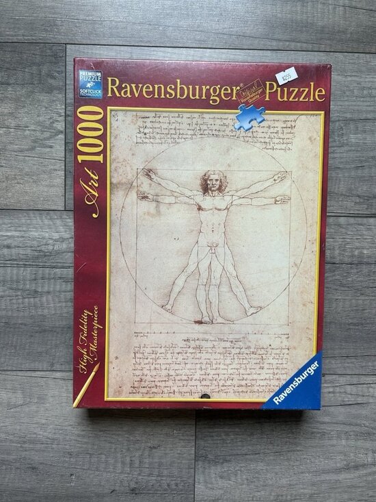 Ravensburger Other - Ravensburger Leonardo da Vinci Vitruvian Man 1000PC Puzzle Softclick Technology
